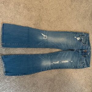 American Eagle Outfitters Bootcut Leg Blue Jeans